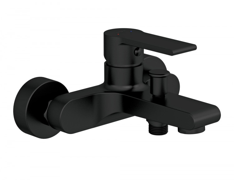 Смеситель для ванны Cersanit Brasko Black черный (A63108)