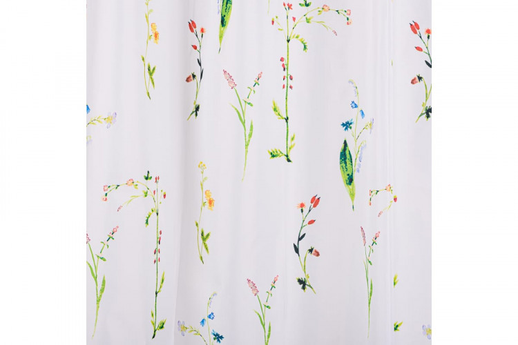 Занавеска для ванны Wess Meadow 180*200 белая Т649-1