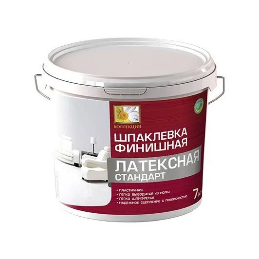 Шпаклевка латексная Коллекция Стандарт 7 кг
