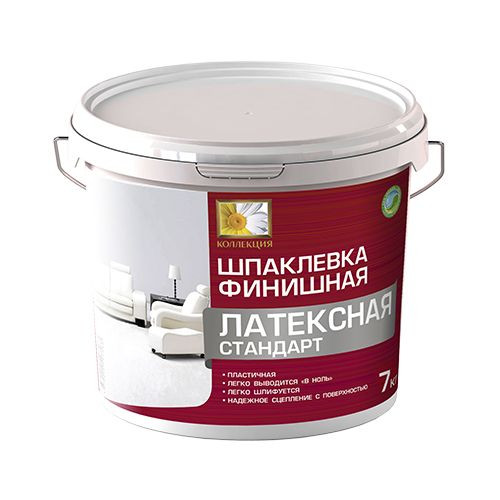 Шпаклевка Коллекция стандарт латексная 7 кг