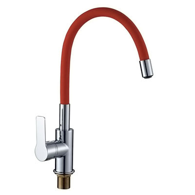 Смеситель для кухни Gota Rocio Santa-Barbara красный G302537