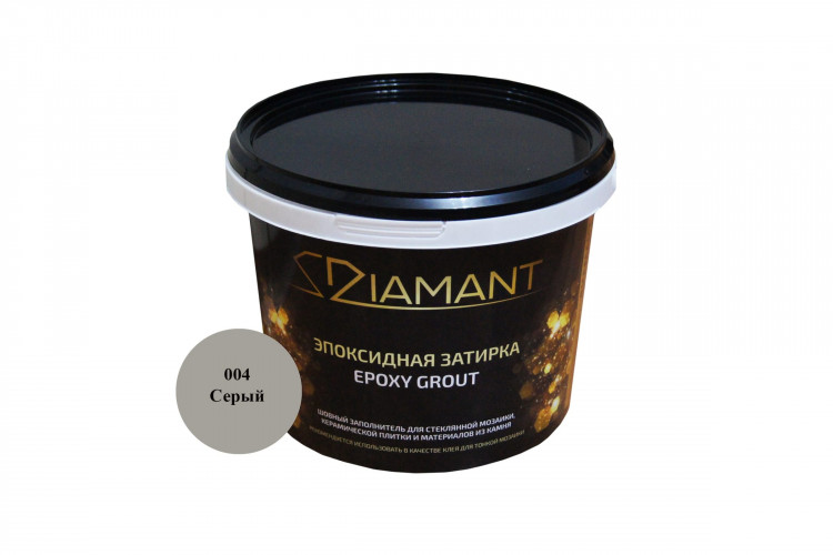 Затирка эпоксидная Diamant серый 1 кг 004